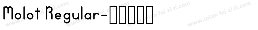 Molot Regular字体转换